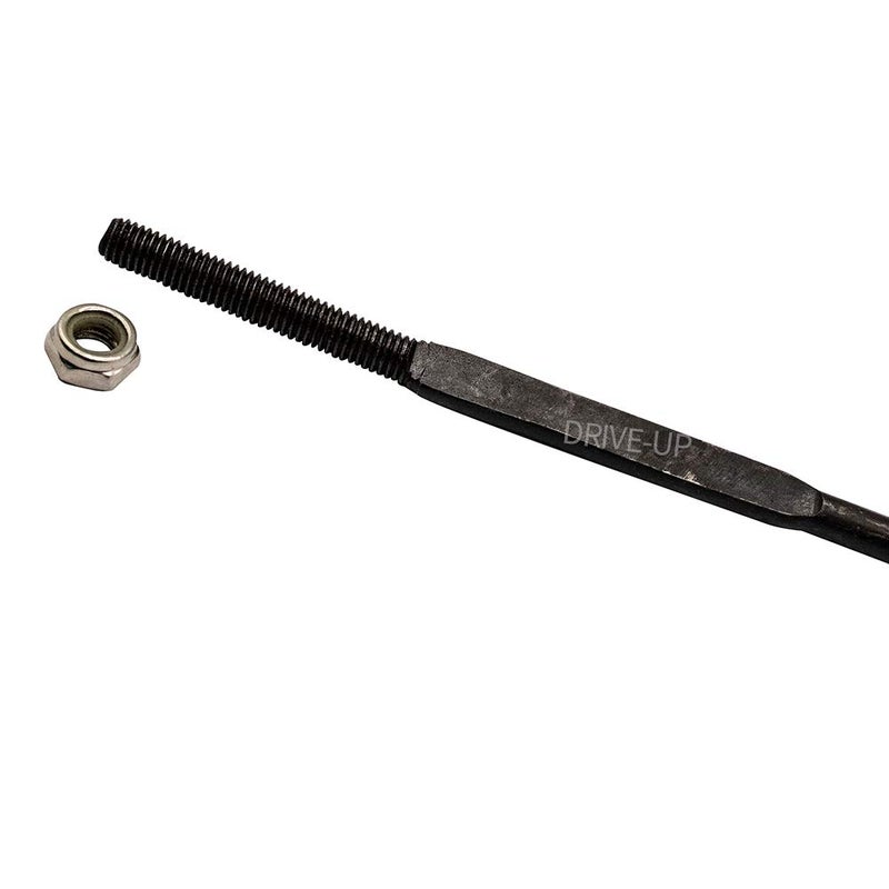 Drive-up EZGO RXV Golf Cart Battery Hold Down Rod J-Bolt and Nut 2008-Up Electric OEM 602896(3 Pack) - Image 2